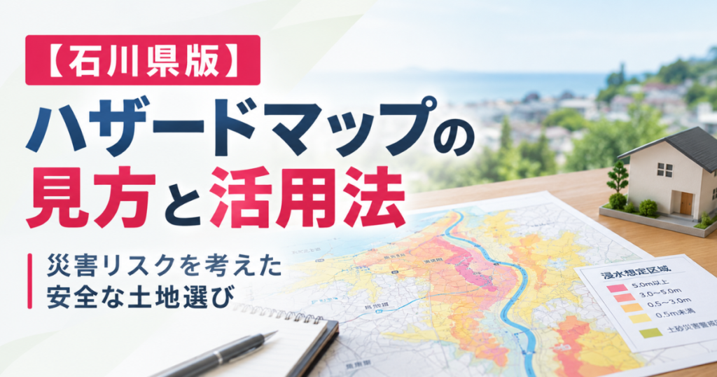 【石川県版】ハザードマップの見方と活用法｜災害リスクを考えた安全な土地選び